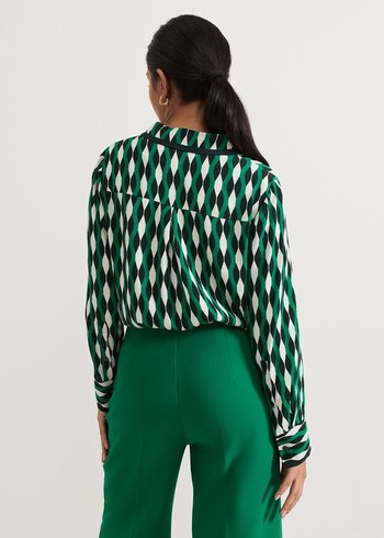 Phase Eight Petite Rita Shirts Green Canada | SRLBTM-297